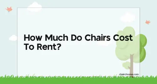 how much do chairs cost to rent