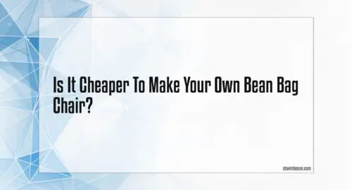 is it cheaper to make your own bean bag chair 430