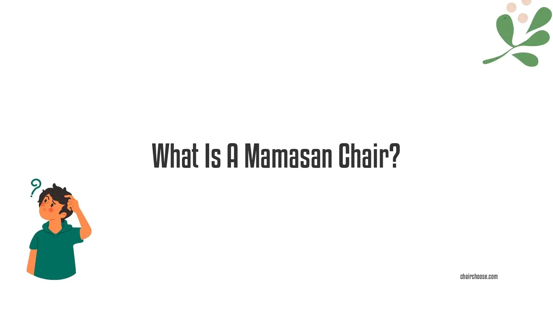 what is a mamasan chair 431