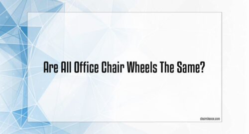 are all office chair wheels the same
