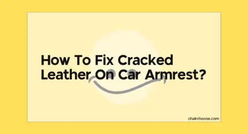 how to fix cracked leather on car armrest